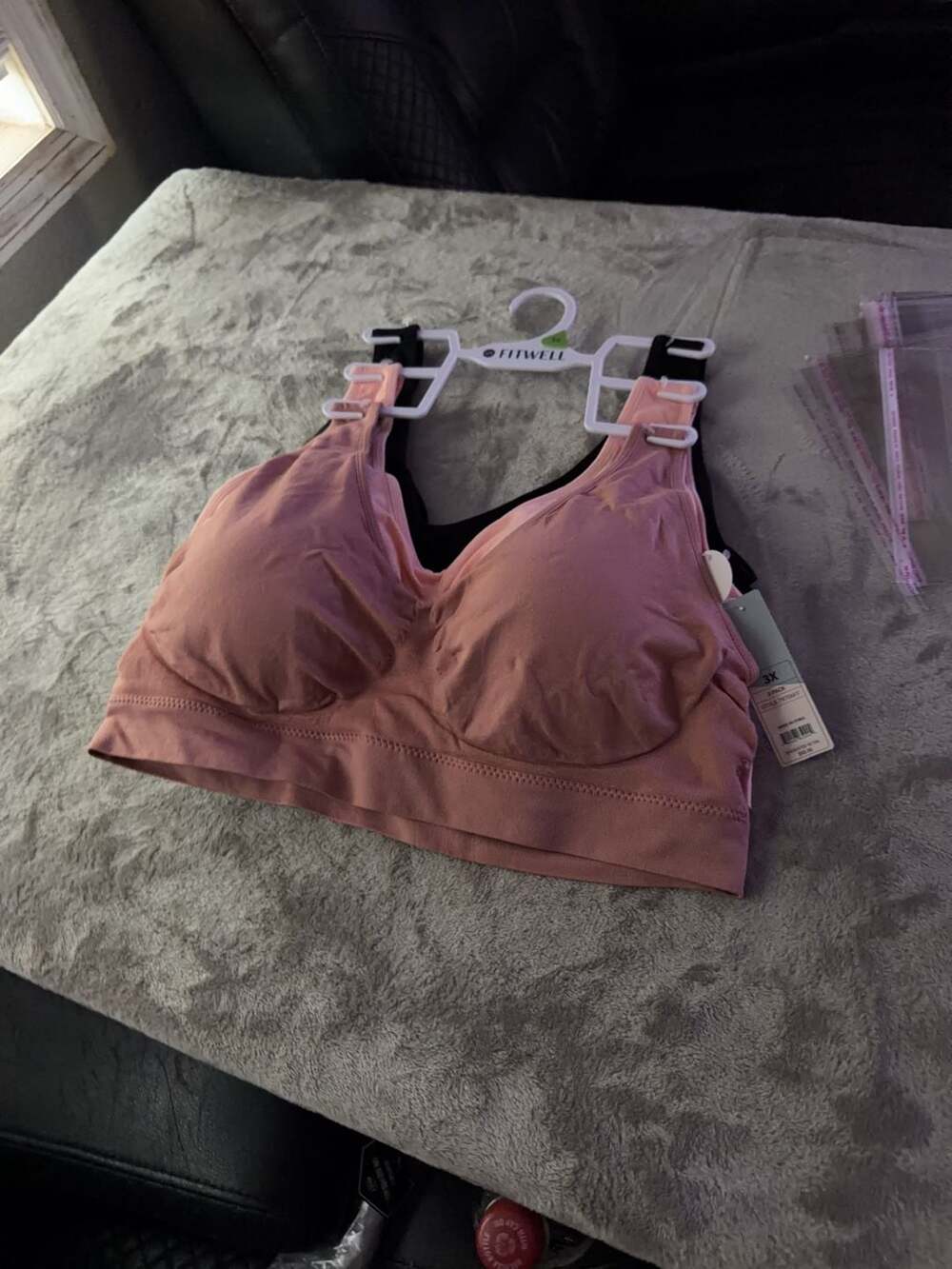 Fitwell 3-Pack Seamless Comfort Bras Size 3X Style 79706FF
